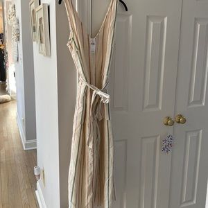 American Eagle belted jumpsuit with pockets